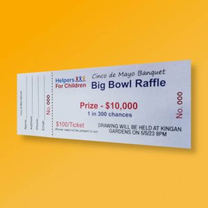 Raffle Ticket for Cinco de Mayo Banquet